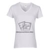 Heavy Cotton Women's V-Neck T-Shirt Thumbnail